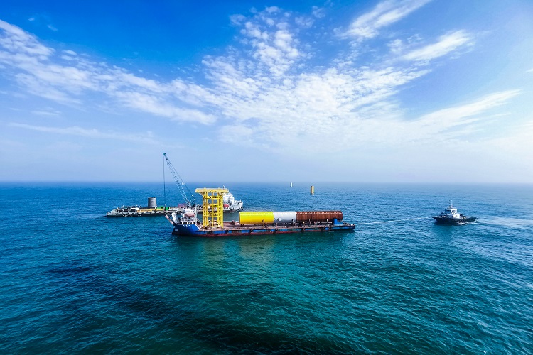 三峽陽西沙扒風電管樁項目基礎樁運輸.jpg